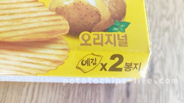 韓国オリオンのイェガムポテトチップス